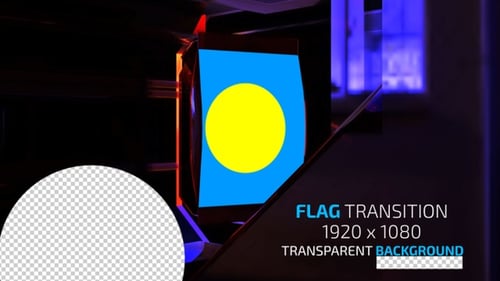 Palau Flag Transition