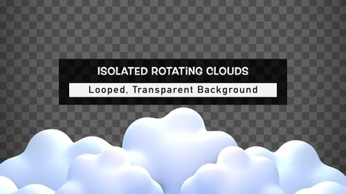 Soft Animated Clouds Lower Third Overlay