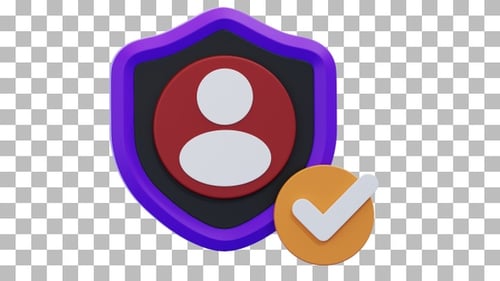 3D Animation of Authentication | Alpha Channel
