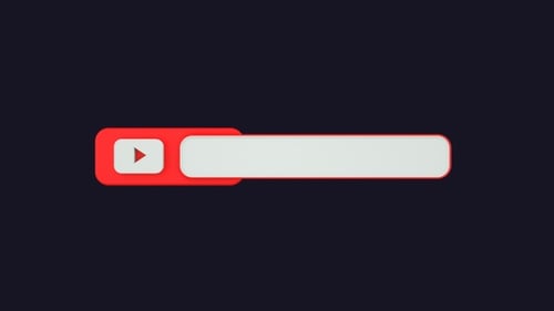 YouTube Style Animated Search Bar Lower Third