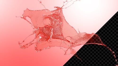 Dynamic Fluid Heart Formation Animation