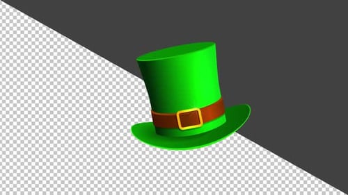St Patrick's Day Hat - Full HD Alpha