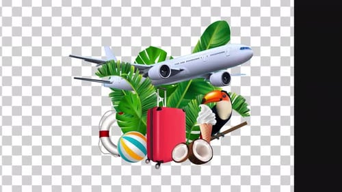 Holiday Travel Banner Alpha 4K