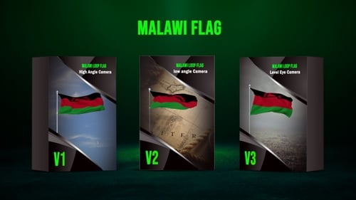 Malawi Flag Looping