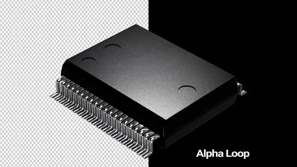 Integrated Circuit Chip Loop, Elements Motion Graphics ft. integrated ...