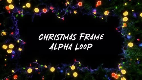 Christmas Wreath Frame 06