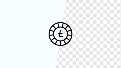 Litecoin-Symbolanimation