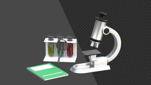 3D Animation of Medicine Development and Clinical Trial | Alpha Channel