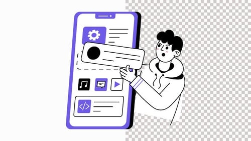 Alpha-Kanal für App-Entwicklung und Animation