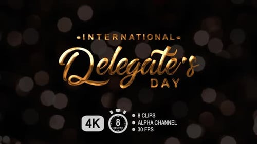 Elegant Metallic Corporate Event Title Reveal Animation