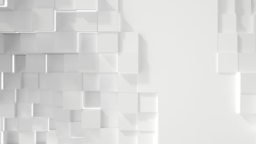 Glowing White Geometric Backdrop 30 4K