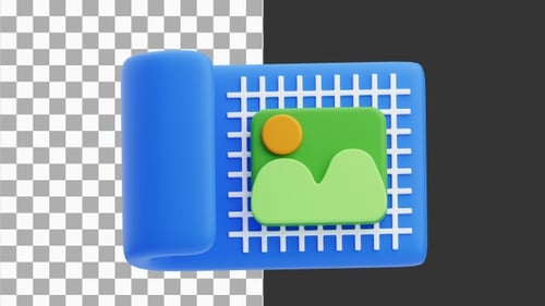3D Animation of Creating a Detailed Blueprint for Successful Projects | Alpha Channel