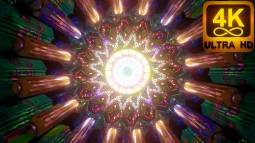 Mándala psicodélica mágica en 3D, mágica meditación giratoria, arte abstracto, arte abstracto, fondo alucinante