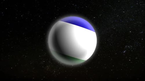 Lesotho - Country Flags Globe