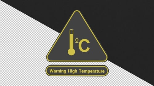Warning High Temperature - 4K