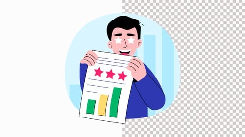 Performance Review Report Animation Alpha Channel