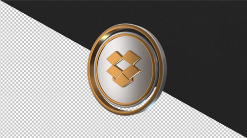 Golden 3D Corporate Logo Emblem Animation
