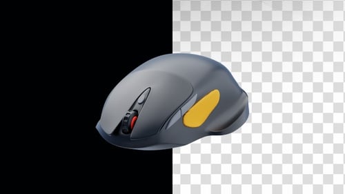 3D Animation of Ergonomic gaming mouse