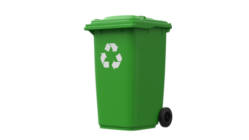 3D Roll Out Bin Rotating On Alpha Loop