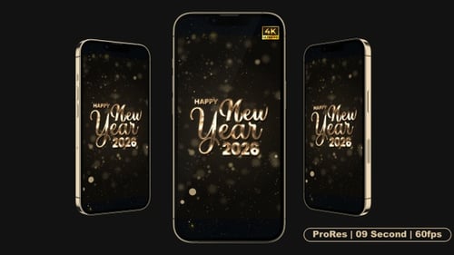 Happy New Year 2026 Vertical Video