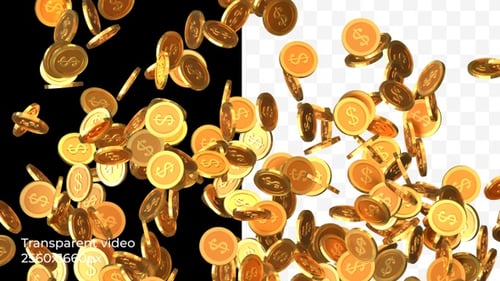 Gold Coin Explosion