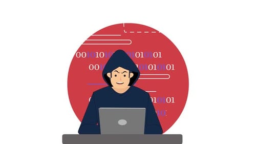 Animação de hackers