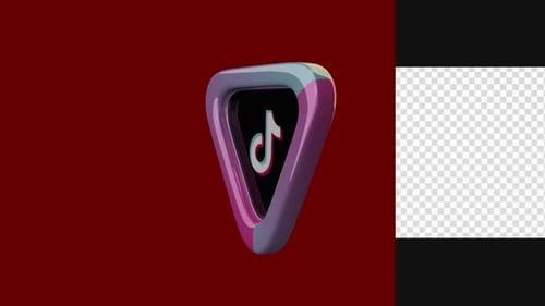 Icono animado de TikTok Alpha