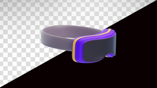 3D Animation of Vr Glass