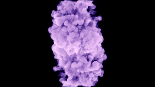 Dynamic Purple Fluid Smoke Reveal Transition