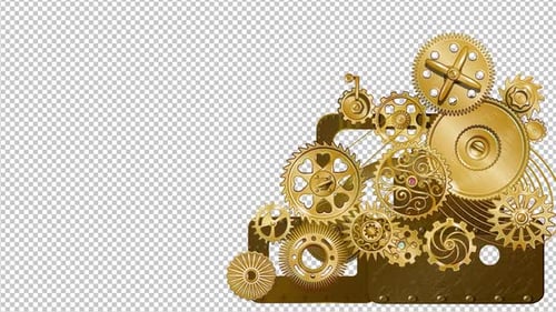 Golden Gears Composition 1080p