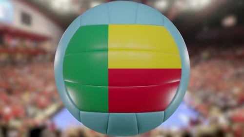 Volleyball spinning Benin | UHD | 60fps