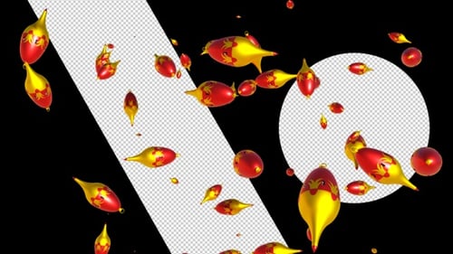 Christmas Balls Loop Alpha