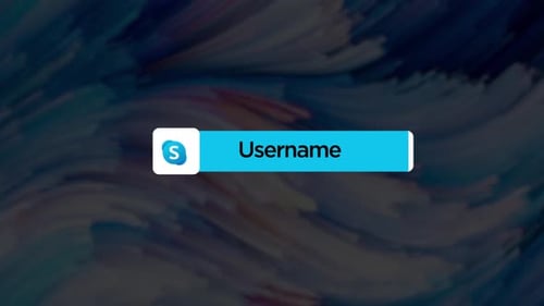 Skype Social Media Lower Third