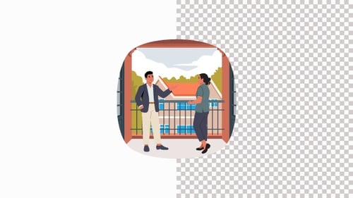 Roof & Balcony Animation Alpha Channel