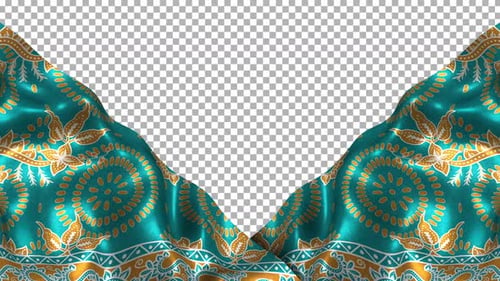 Tela con estampado de seda étnica de Indonesia Wave Alpha Songket Batik Banyuwangi Jawa Timur Java Oriental