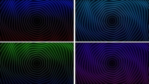 Looped Abstract Circle Background Pack