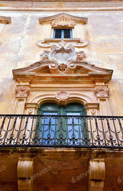 Preview: Characteristic Balconies Of The Historical Center Of Gallipoli Italy