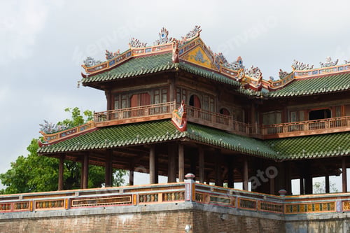 Preview: Fragment Of The Terrace Of The Midday Gate Of The Imperial Forbidden City. Hue, Vietnam