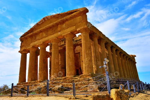 Preview: The Temple Of Concordia Is A Greek Temple Valley Of The Temples Agrigento Sicily Italy