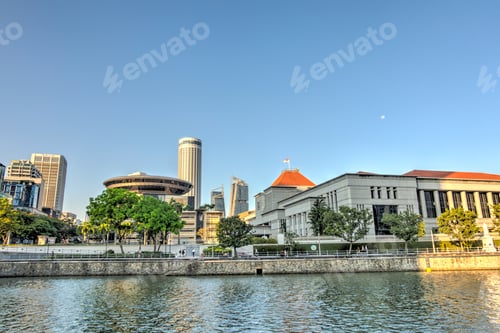 Preview: Singapore Waterfront, Hdr Image