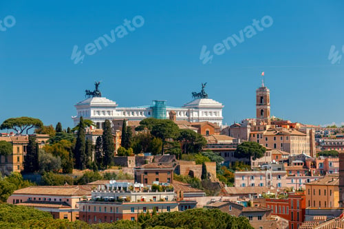 Preview: Rome. View Of The City From The Aventine Hill.