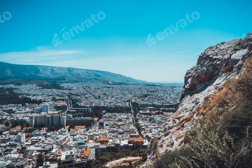 Preview: Beautiful Mountain View About Athen At Greece
