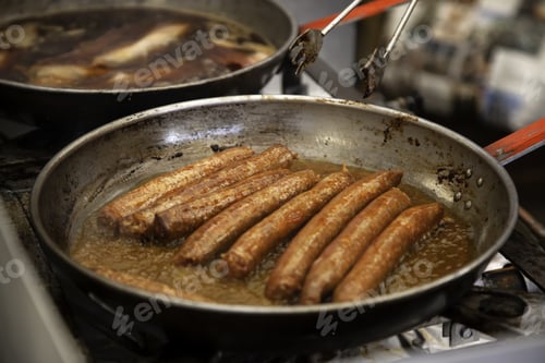 Preview: Sausages On Grill Friendose, Hot Dog, Food