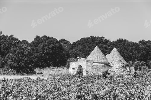 Preview: Trulli In The Itria Valley. Puglia, Italy.