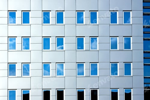 Preview: Metallic Wall Interior Of A Business Building