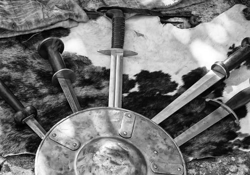 Preview: Swords Of Fencing In Arms Exhibition, Details Of Defense