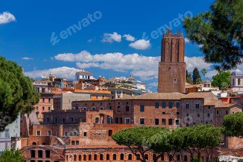 Preview: Rome. View Of The Old Town.