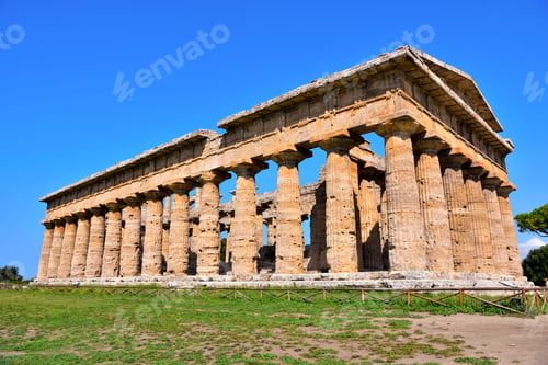 Preview: The Temple Of Neptune It Was Built In The Doric Order Around 460–450 Bc Paestum Italy