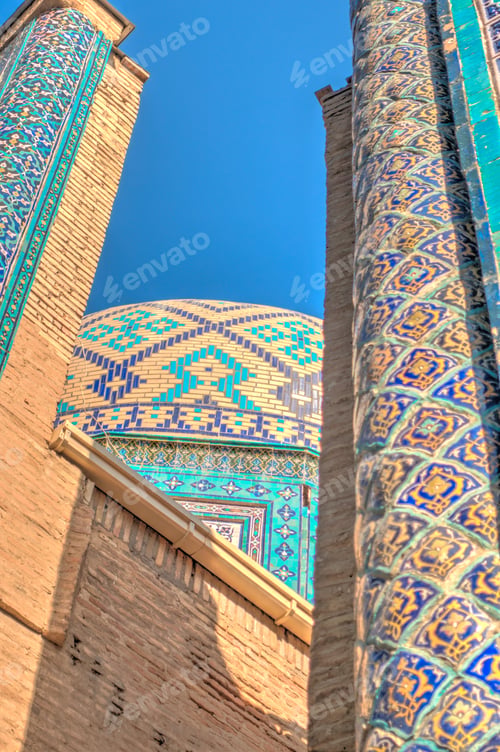 Preview: Shah-I-Zinda, Necropolis In Samarkand, Hdr Image