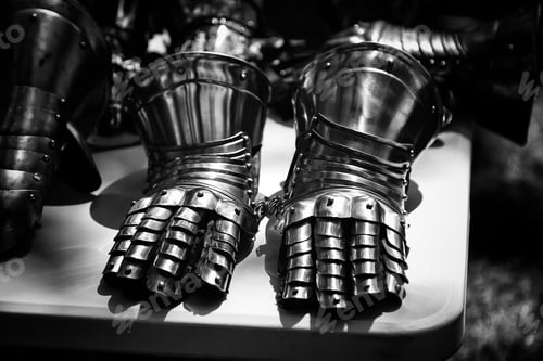 Preview: Ancient Medieval Metal Armor Helmet, War And Champion